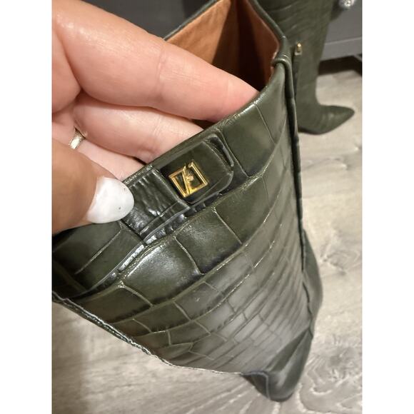 Franco Sarto Women's Estella Pointed Toe Wedge Tall Boot Knee High 8.5 - Picture 3 of 6